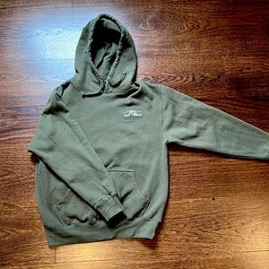 Quiksilver Hoodie size medium dark / forest green